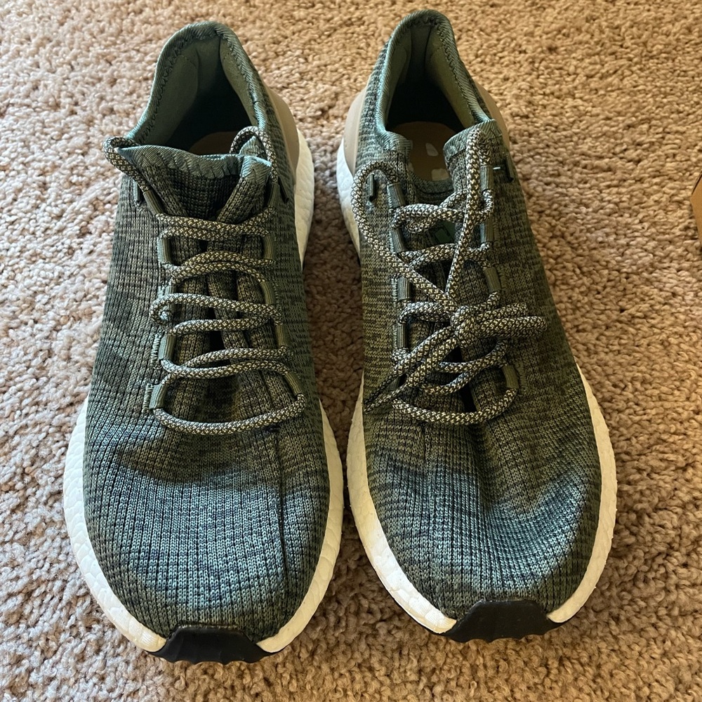 Adidas Pureboost Men’s Sneakers- Olive Green